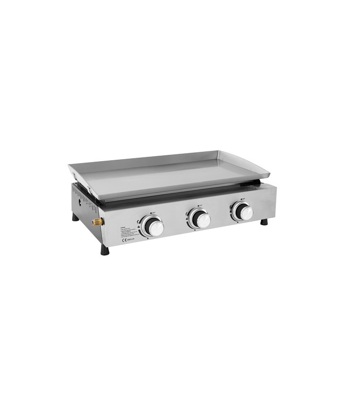 PLANCHA COCINA BUTANO 3QUEMADORES GARDEN DELUXE