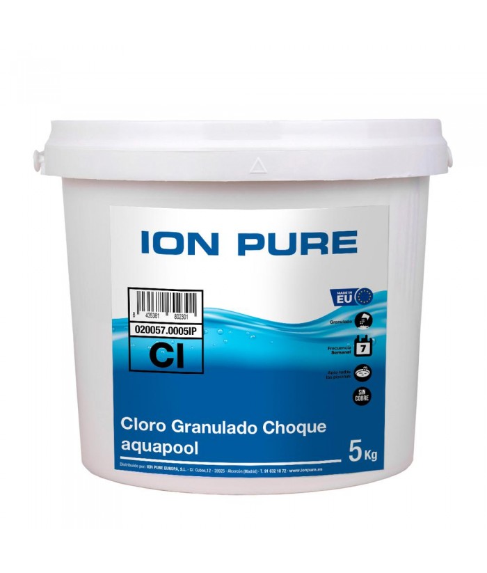 CLORO CHOQUE GRANULADO 5KG ION PURE