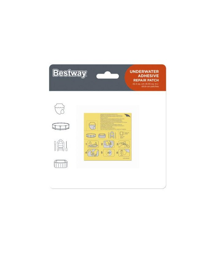 PARCHES PISCINAS BAJO AGUA 10UDS BESTWAY