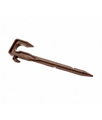 ESTACA SUJECCIÓN DOBLE 16MM 5MM MARRON