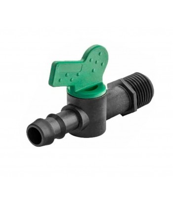 VALVULA RAMAL 16MM - ROSCA MACHO 1/2  VERDE