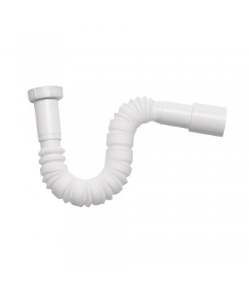 SIFON EXTENSIBLE PLASTICO 1 1/4 C/ADAPTADOR 1 1/2