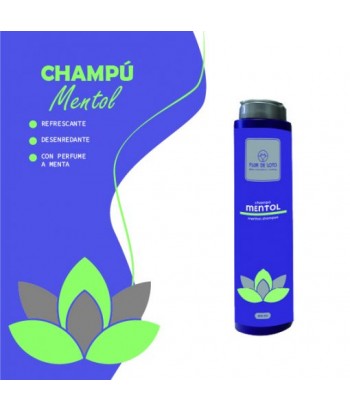 CHAMPU MENTOL 300ML PERROS FLOR DE LOTO