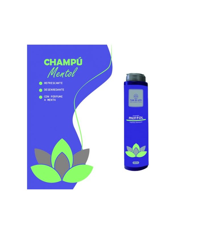 CHAMPU MENTOL 300ML PERROS FLOR DE LOTO