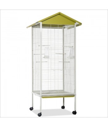 PAJARERA VOLTREGA 445 78x74x165CM CREMA-OLIVA