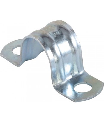 GRAPA METALICA TUBO PARED 20MM 2PATAS