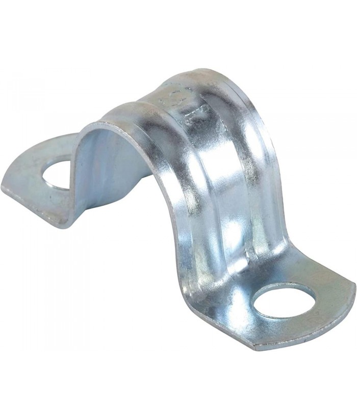 GRAPA METALICA TUBO PARED 20MM 2PATAS