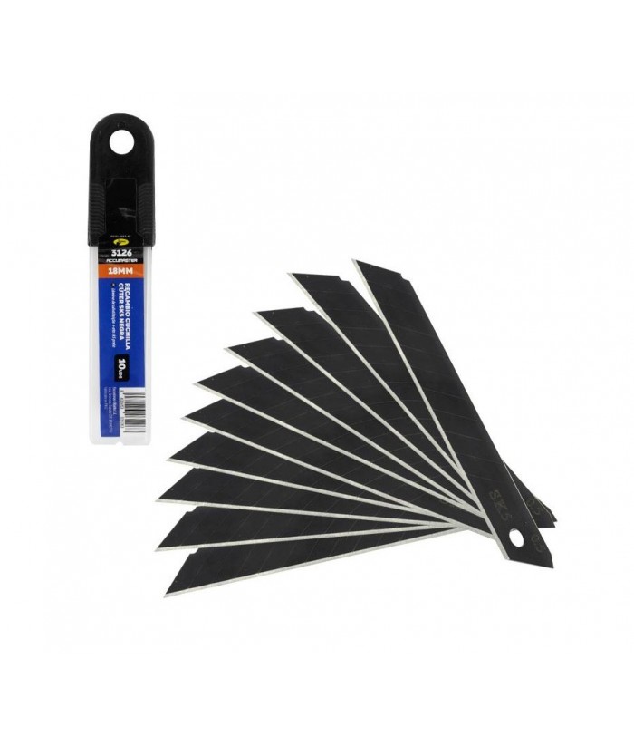 RECAMBIO 10CUCHILLAS CUTTER SK5 110x18MM NEGRAS