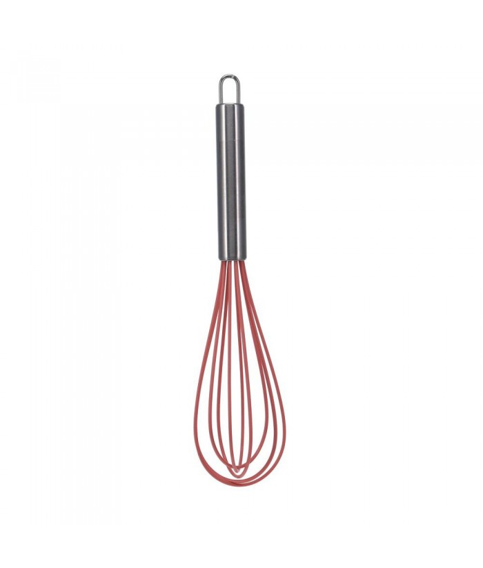 BATIDOR HUEVOS LACUCINA SILICONA INOX 26CM