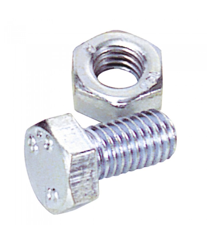 KIT ESTANTERIA TORNILLO HEXA 8X16   TUERCA ZINC