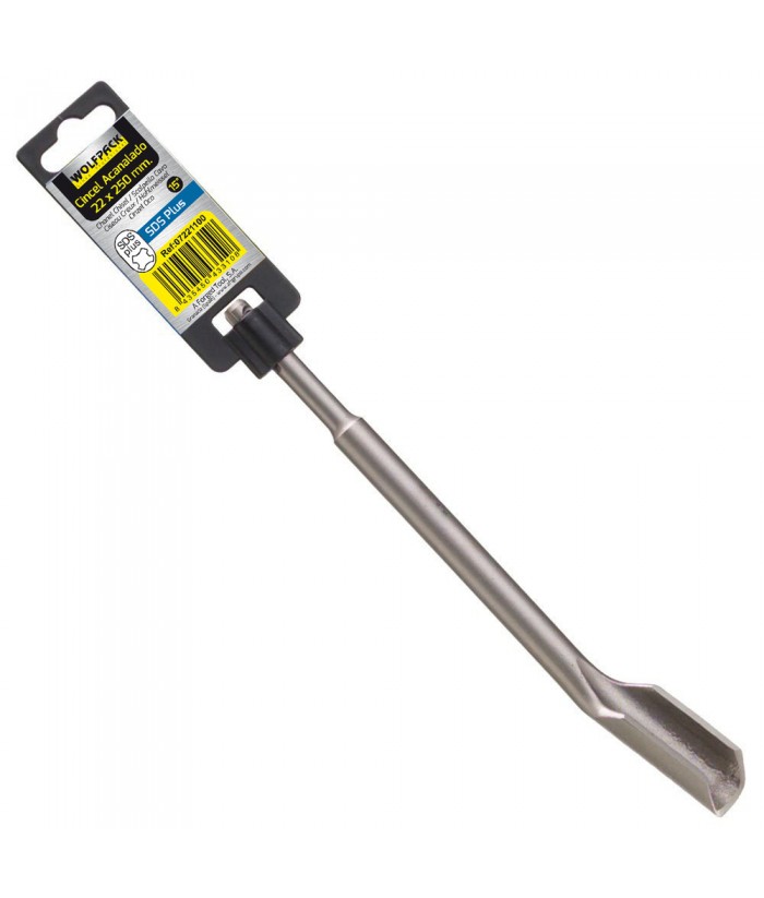 CINCEL PERCUTOR SDSPLUS CANAL 22x250MM WOLFPACK