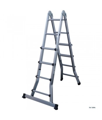 ESCALERA TELESCOPICA 2x4 4PELDAÑOS ALU ALTIPESA 