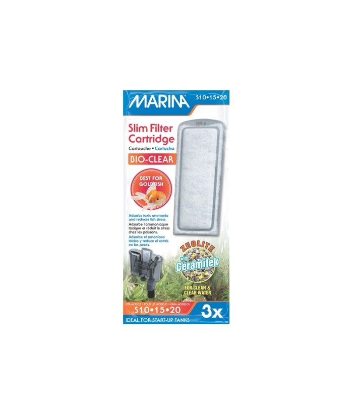 RECAMBIO FILTRO MARINA SLIM BIOCLEAR 3UDS