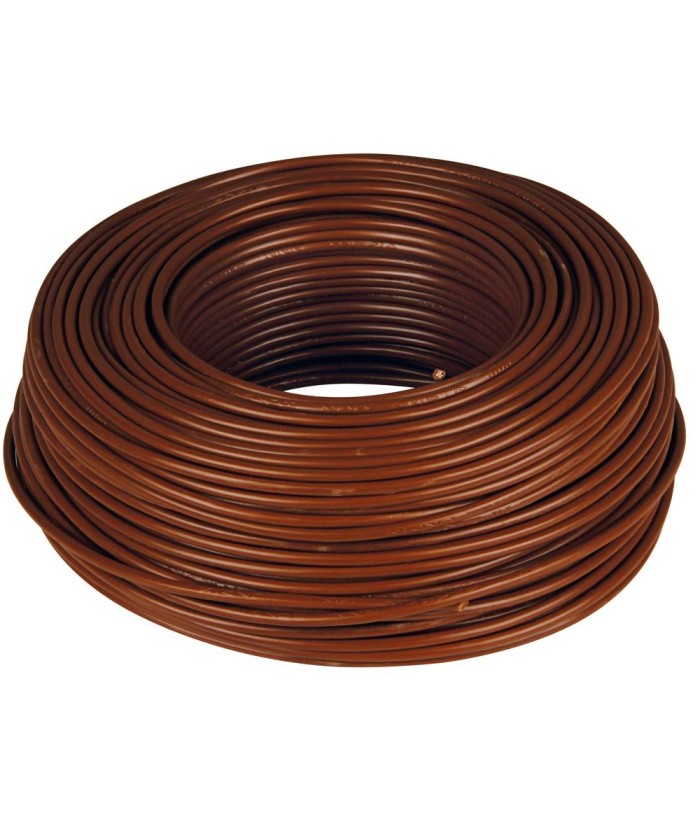 CABLE LINEA FLEX 2 5MM MARRON PVC 100M MIGUELEZ